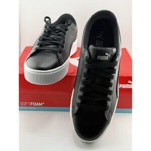 Puma Women Lace-Up Sneaker Slipper Sports Shoe Half Shoe Black Size 9